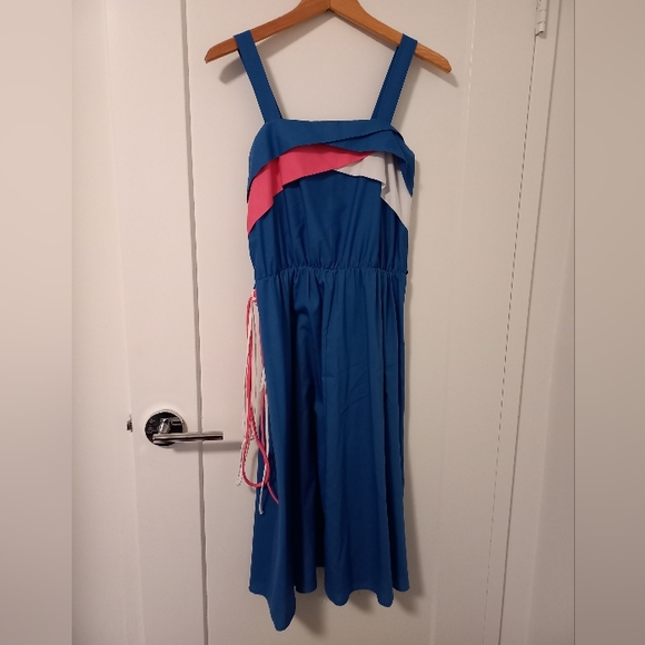 Miss Melodee 80s Vintage Sleeveless Dress - Picture 1 of 6